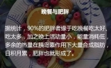 你的晚餐决定你的体重和寿命！