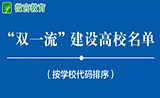 重磅！“双一流”建设高校、学科名单公布！有你的学校和专业么？