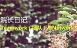 院长日记 之 Teamwork（团队）与Network（协作）