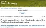 中国学者最新Nature Biotechnology发表Cas9变体单碱基编辑新成果